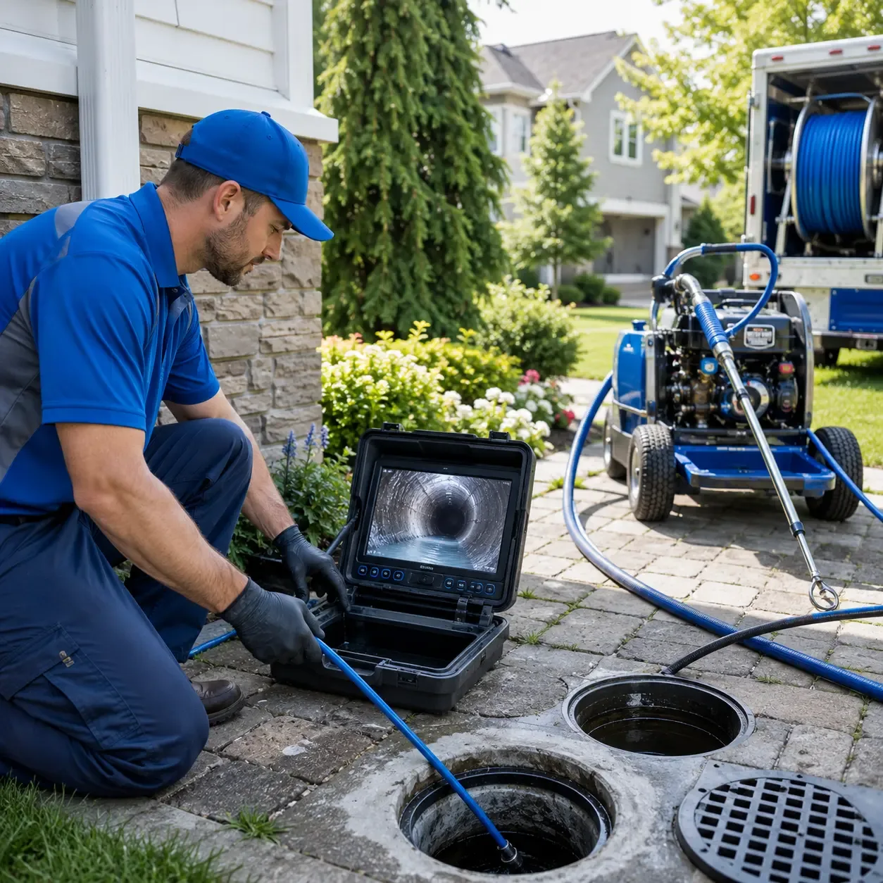 Outdoor drain cleaning professionals serving Groveoak, AL